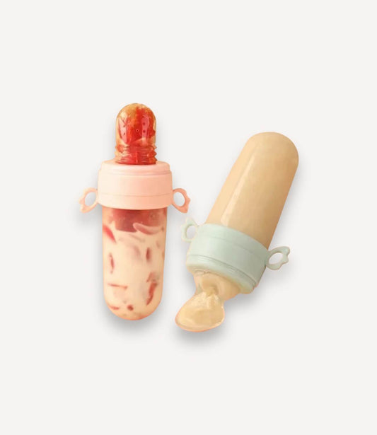 Bottle With Spoon & Teats