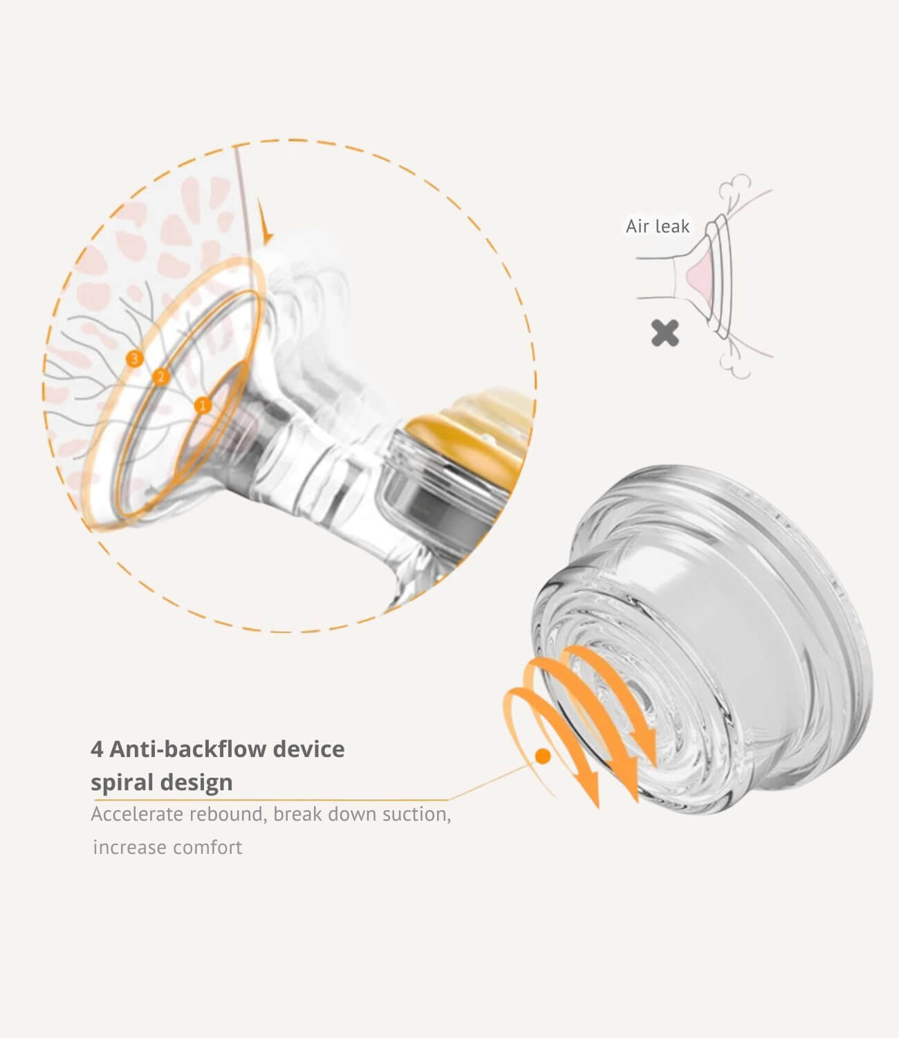 Doopser Manual Breast Pump