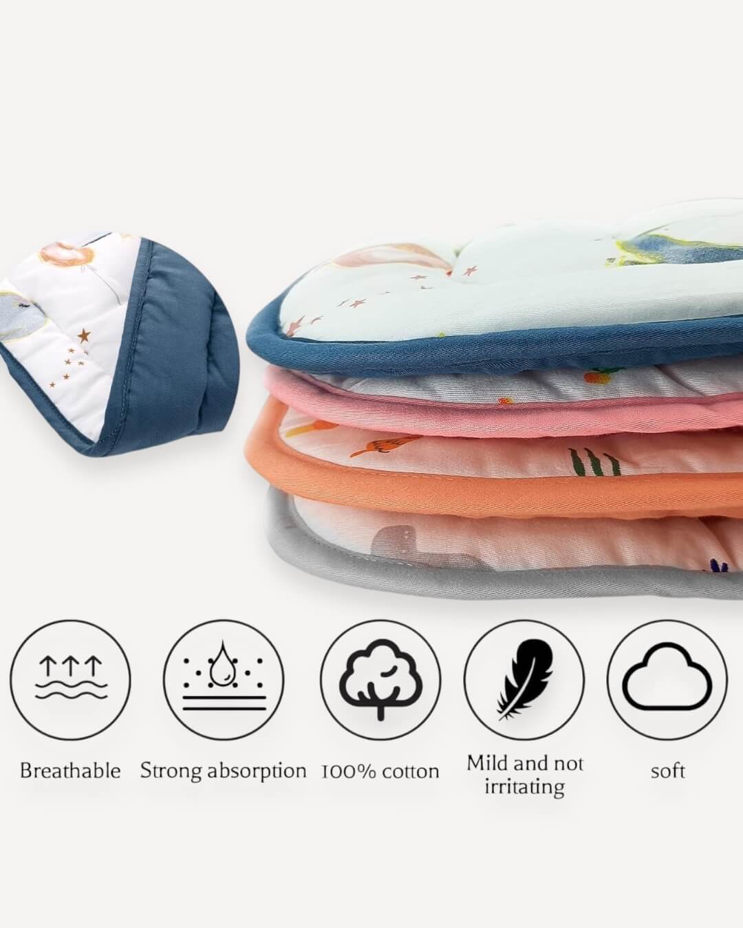 Baby Stroller Cushion - Orange
