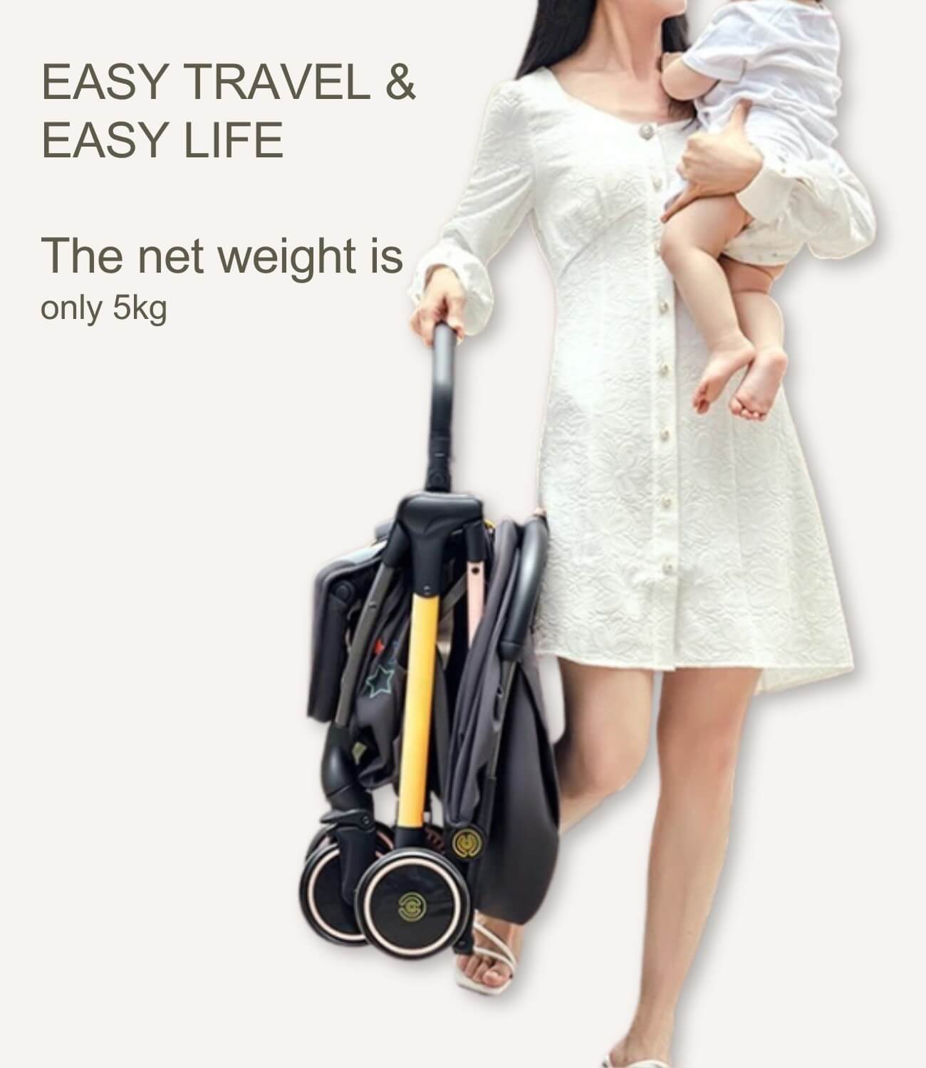 Auto Folding Baby Stroller