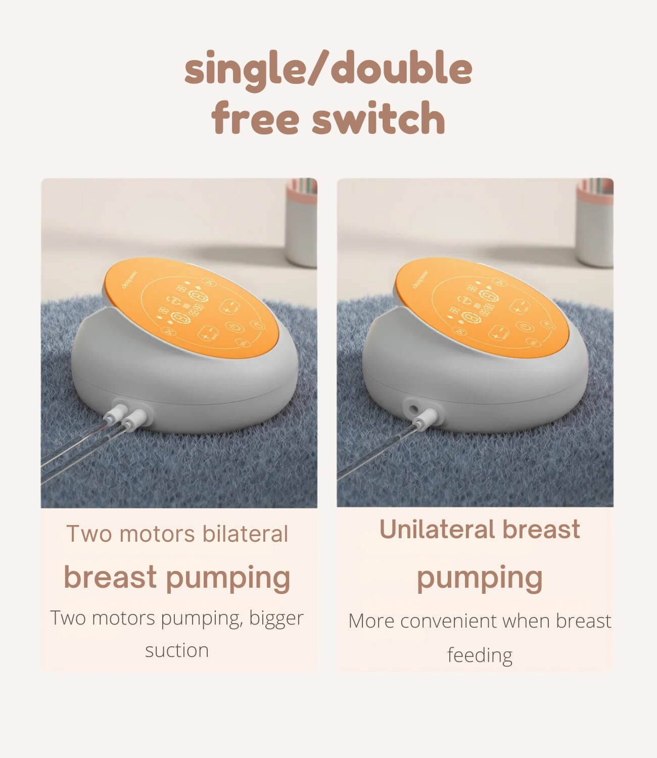 Doopser Dual Motors Electric Breast Pump