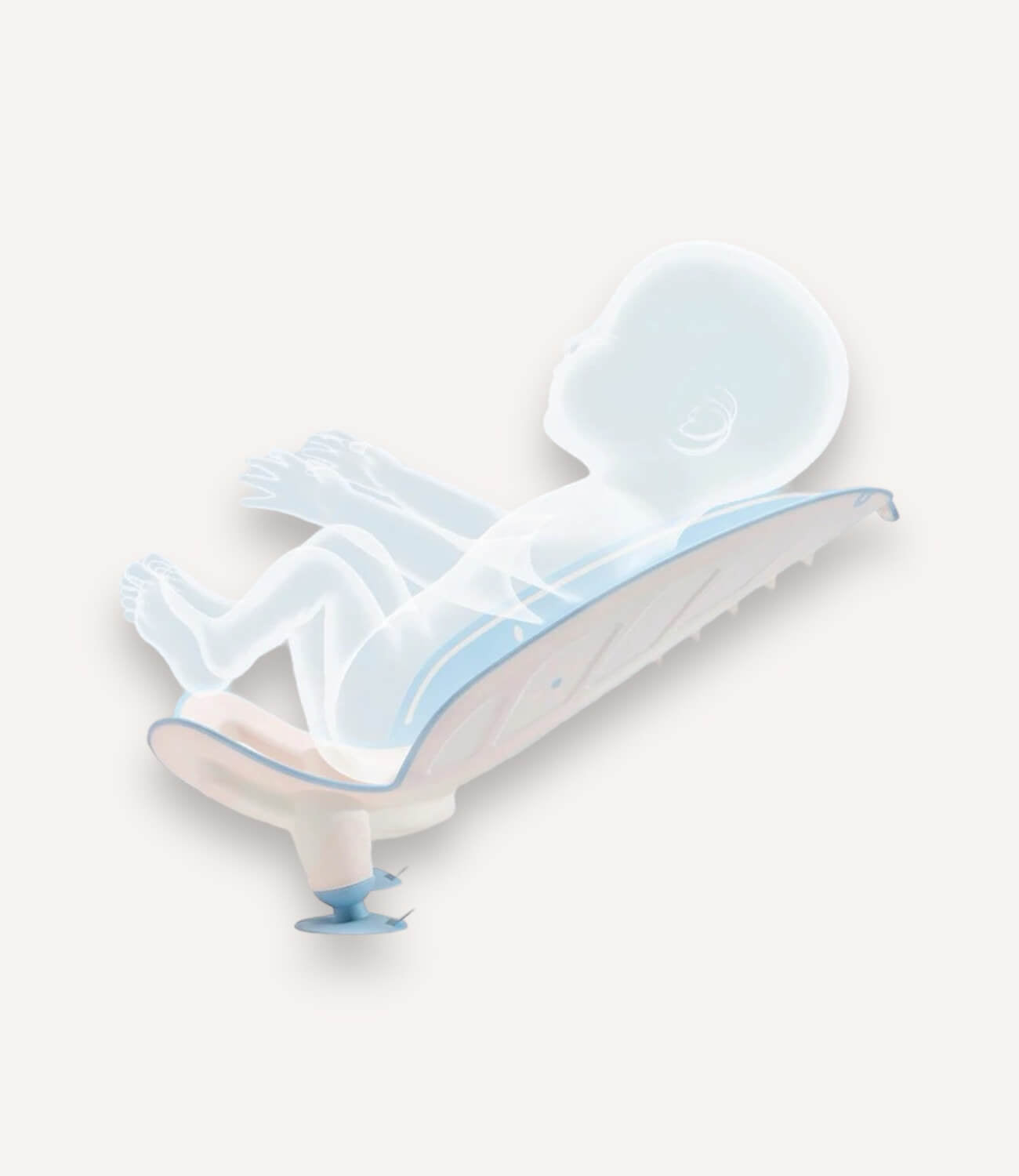 baby washing support - Purple