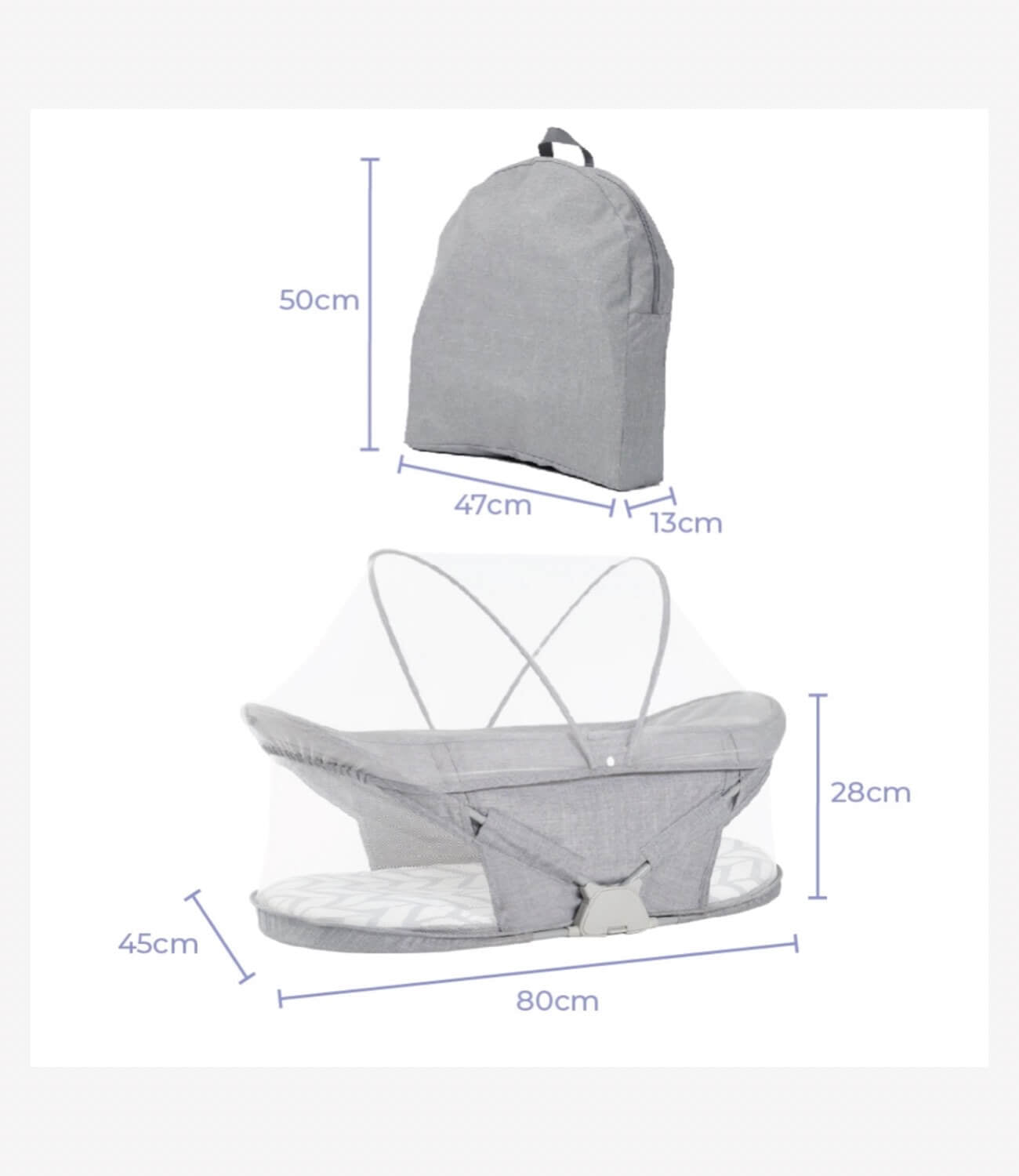 Portable Crib Foldable