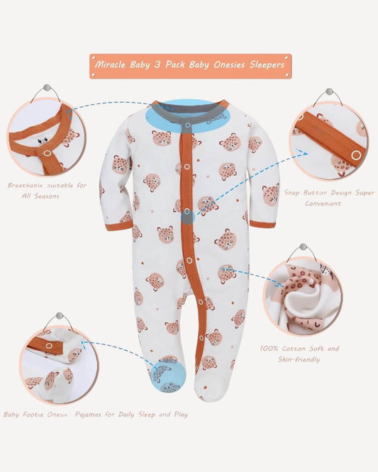 Sleepsuits – 3 Pack