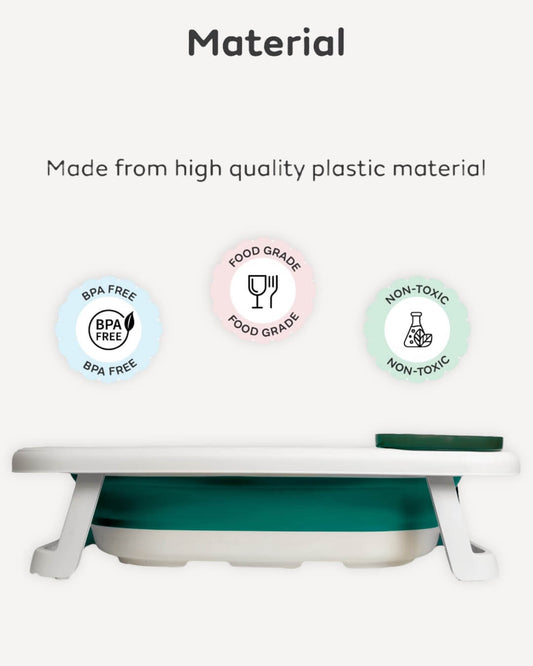 Foldable Bathtub with Temperature Sensor