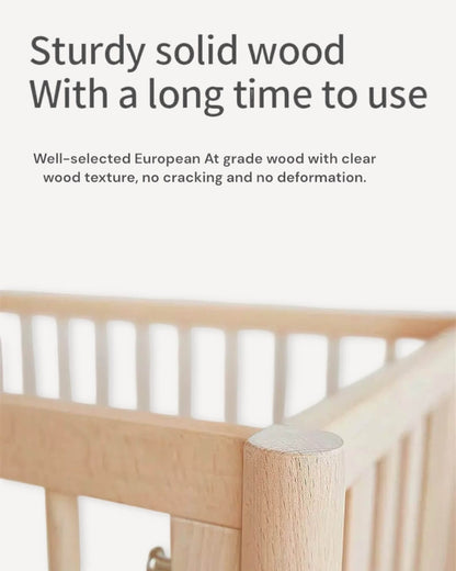 6 in 1 Convertible Wooden Crib