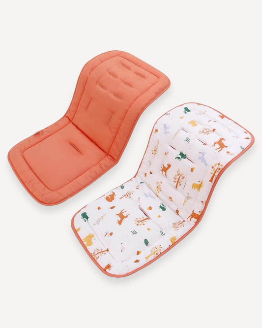 Baby Stroller Cushion - Orange