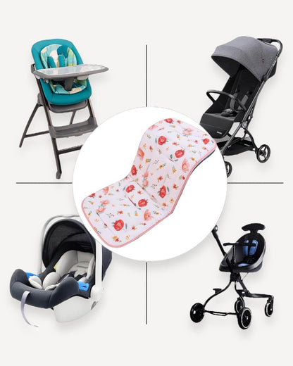 Baby Stroller Cushion - pink