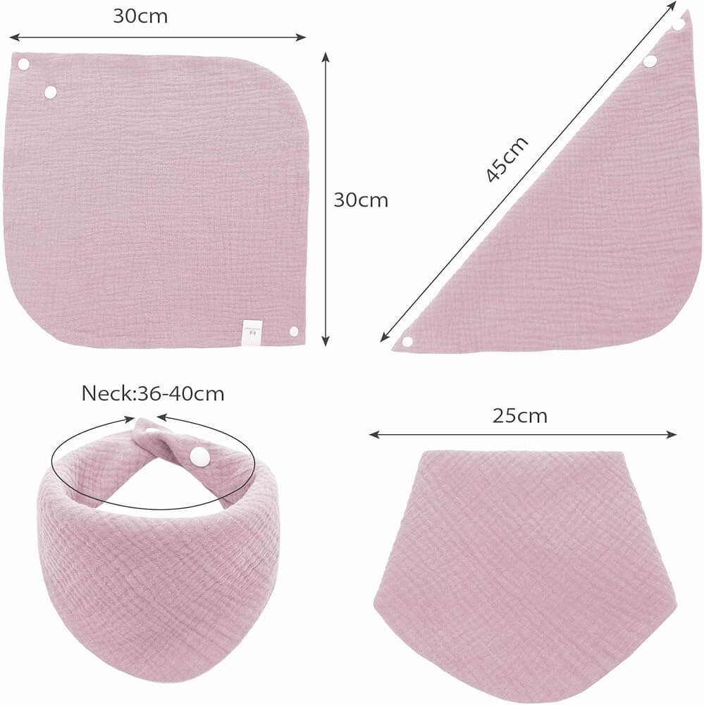 Bibs – 4 Pack - girl