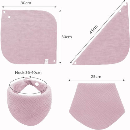 Bibs – 4 Pack - girl