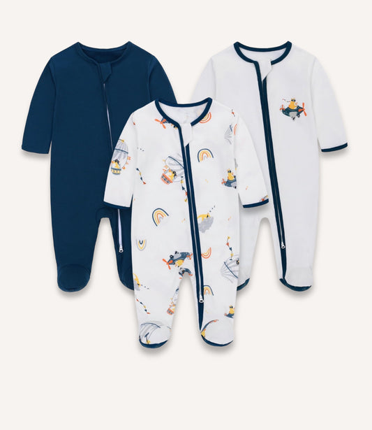Sleepsuits – 3 Pack