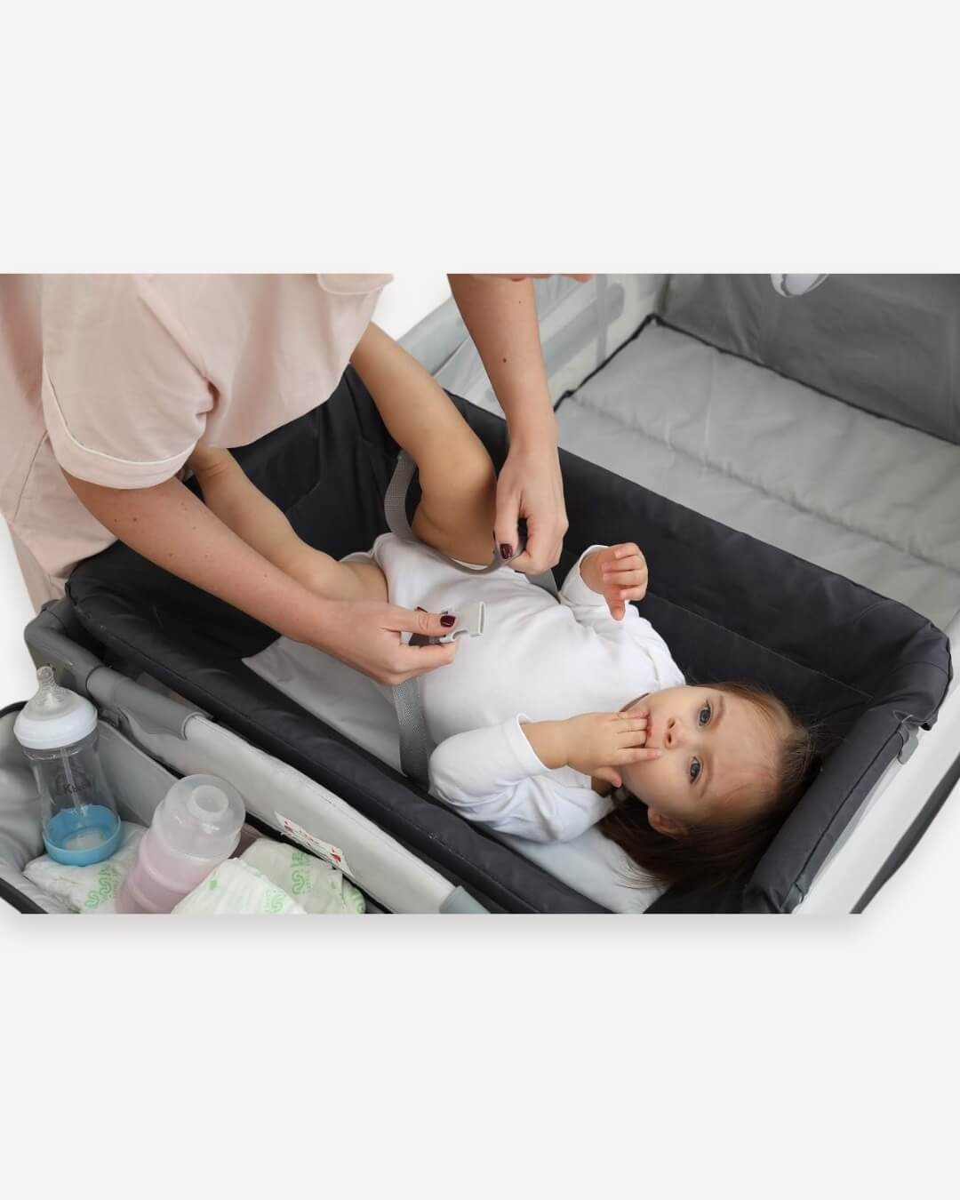 Crib with Changing Table