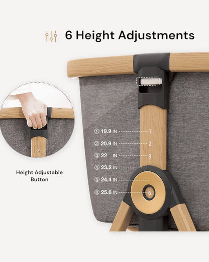 3-in-1 Adjustable Bassinet