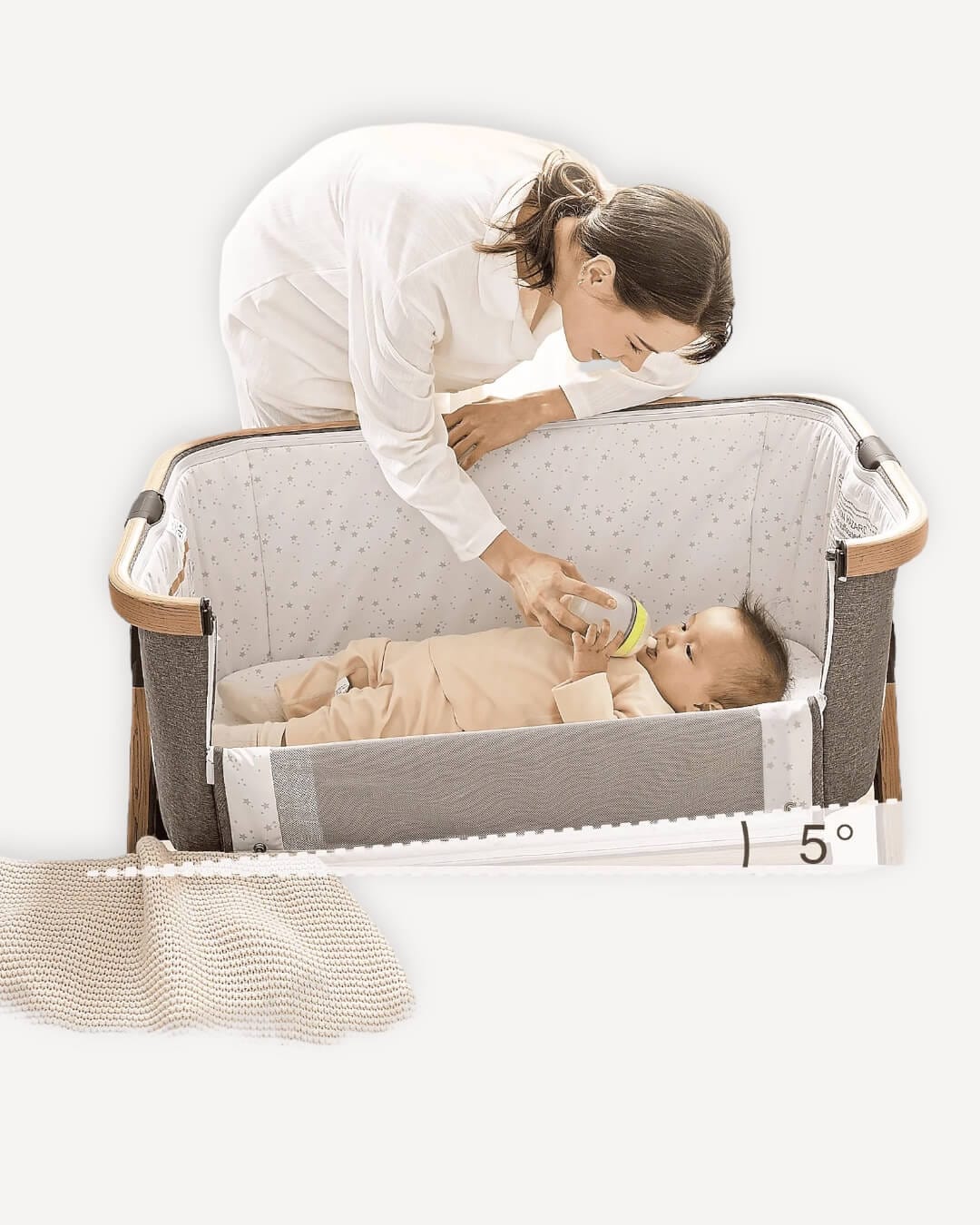 3-in-1 Adjustable Bassinet