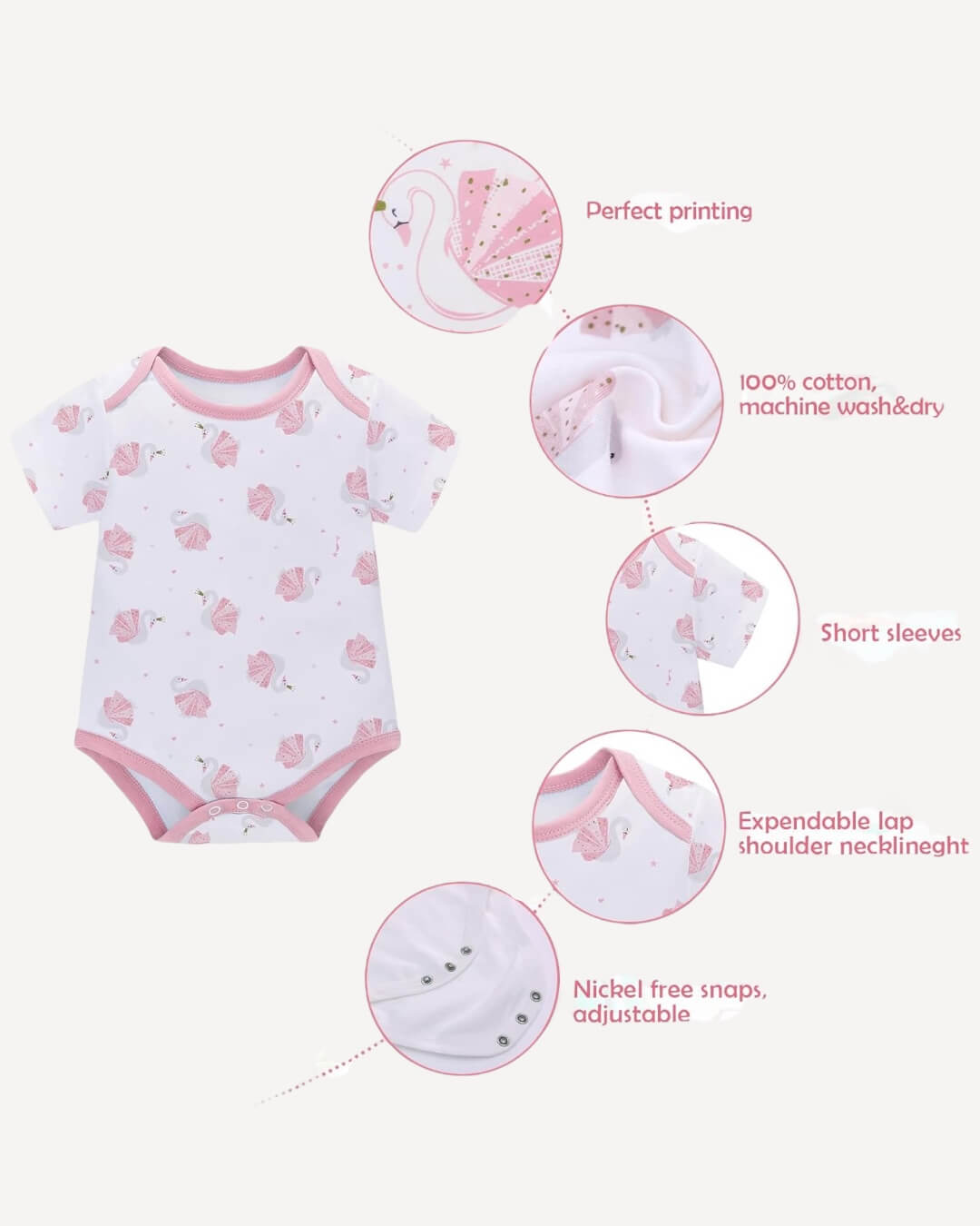 Bodysuit short Sleeves