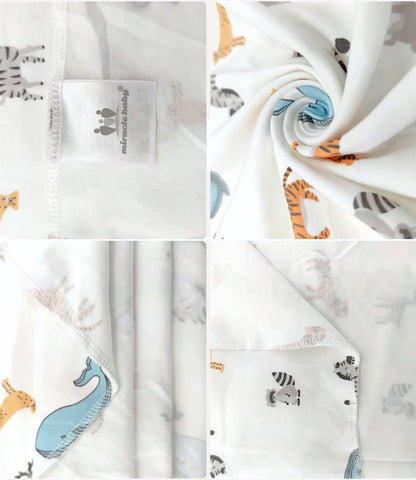 Swaddle With Hats – 3 Pack