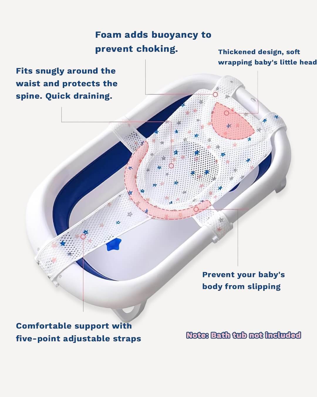 Bath Net, Non-Slip
