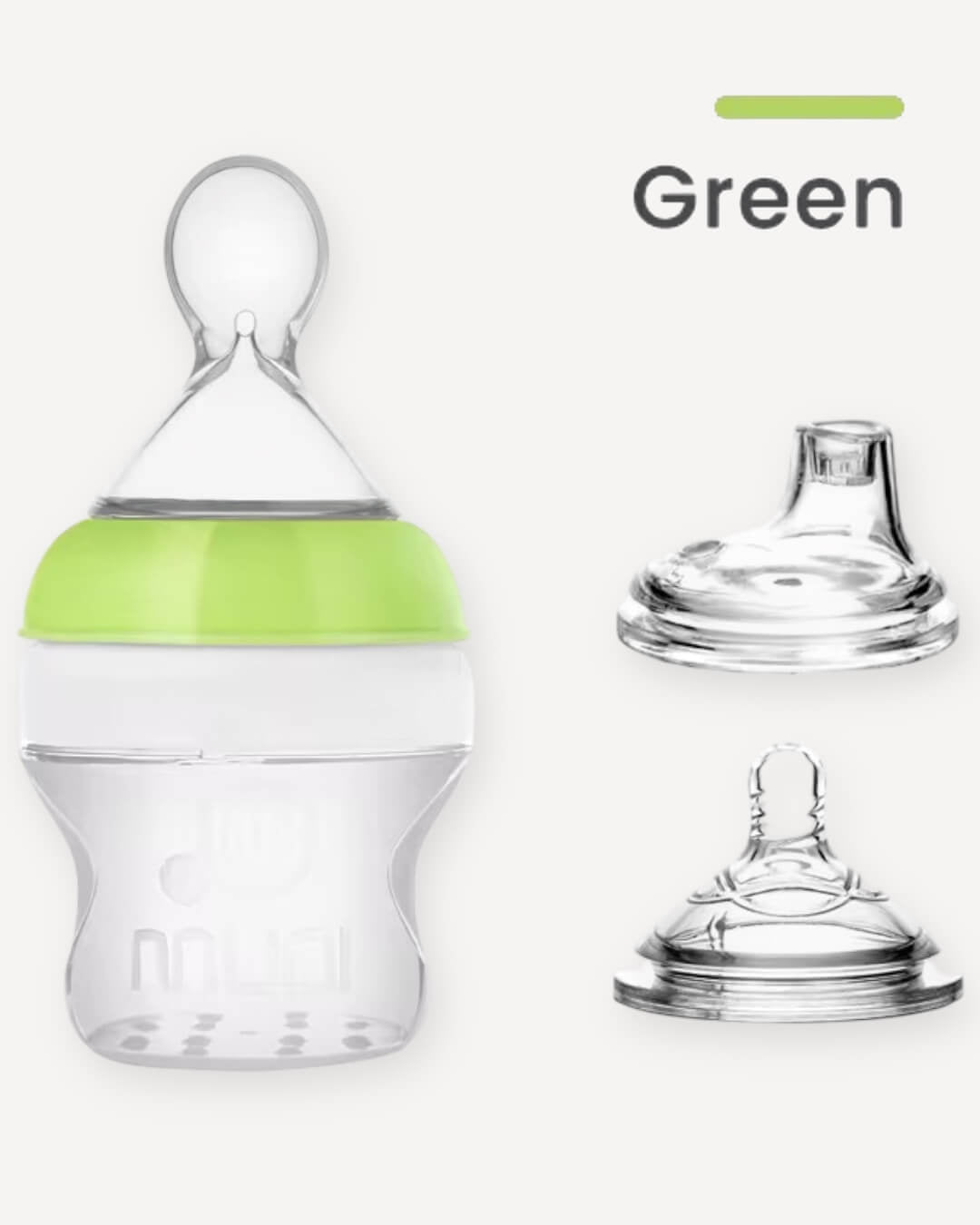 3 in 1 Silicone Baby Feeding Bottle