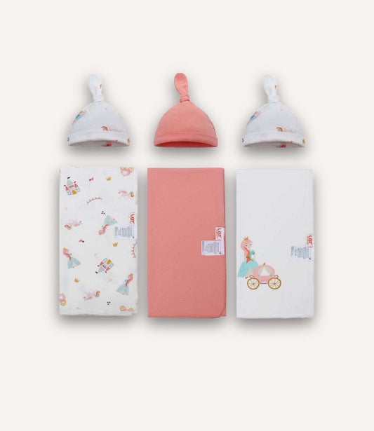 Swaddle With Hats – 3 Pack - BABY COLORS